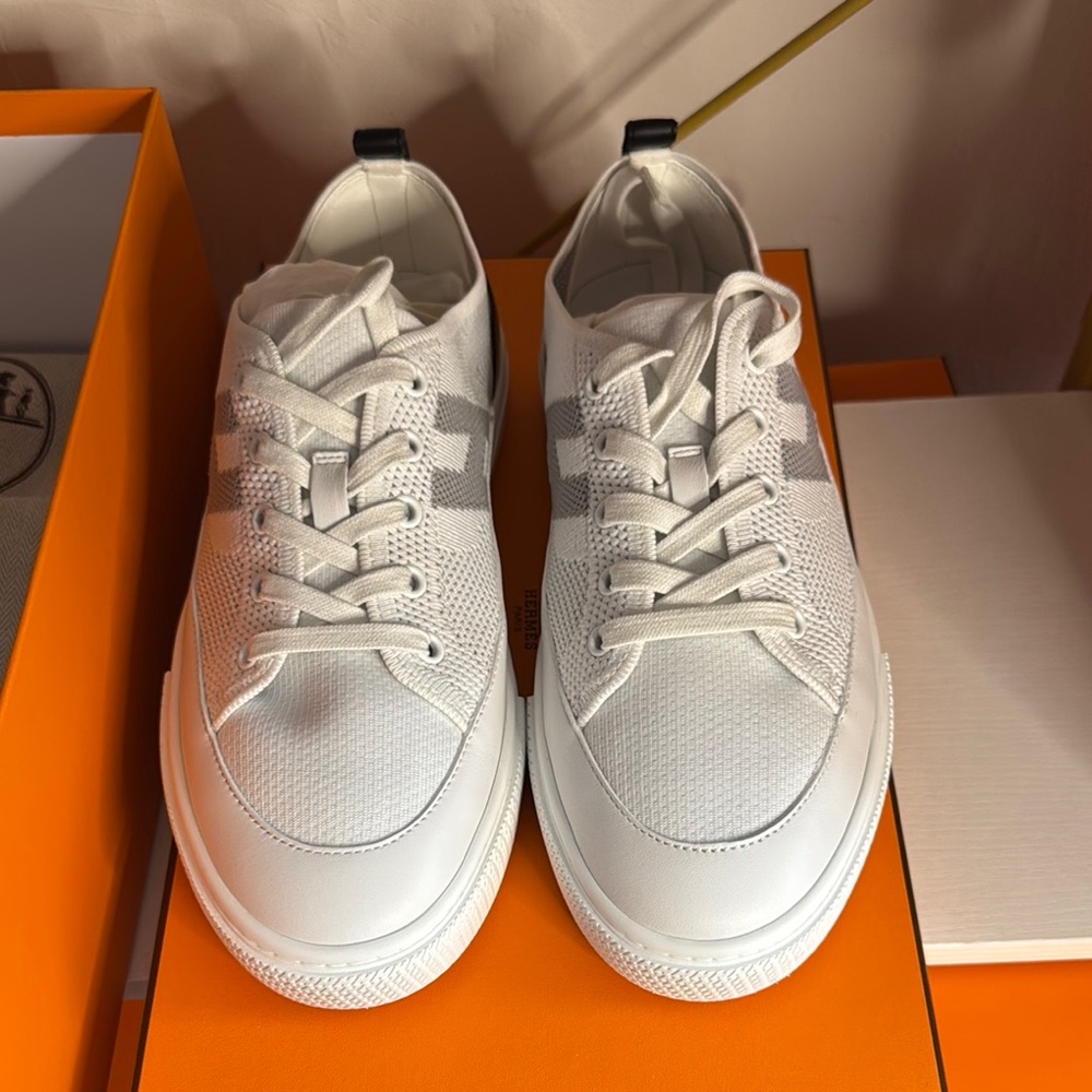 Hermes Deep Sneaker in Tech stretch material